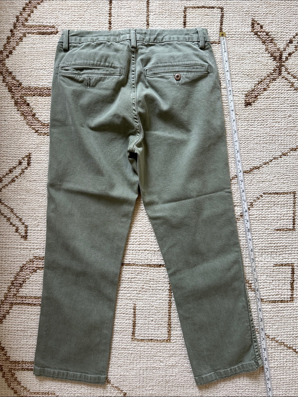 Amo Denim Easy Trouser in Tea Leaf - Picture 2 of 3